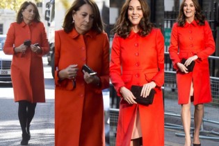 Najstajliš baka: Mama Kate Middleton posudila kaput od starije kćeri