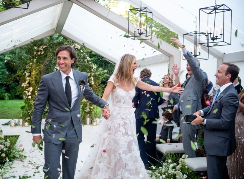 Gwyneth Paltrow napokon objavila fotografije s vjenčanja i oduševila vjenčanicom