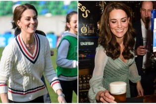 Kate Middleton zaigrala nogomet pa točila pivo u haljini iz bajki