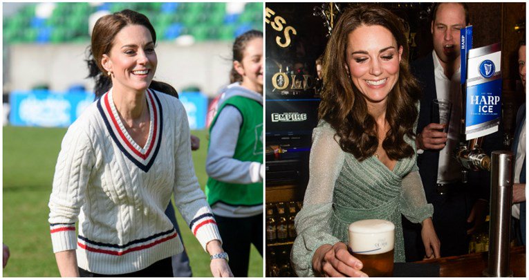 Kate Middleton zaigrala nogomet pa točila pivo u haljini iz bajki