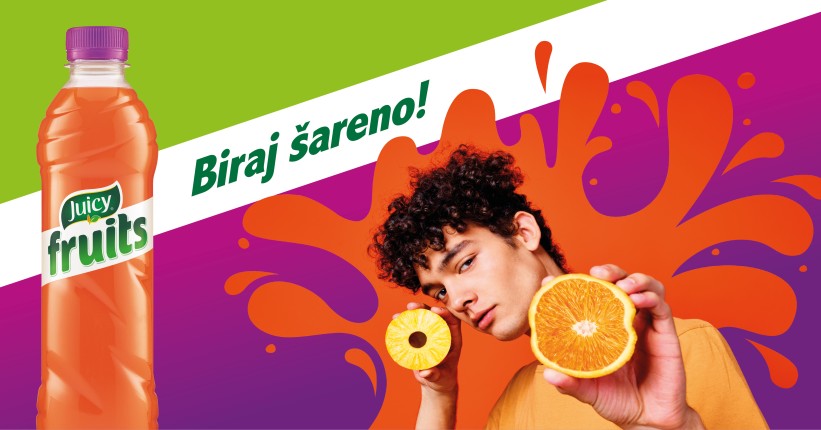 Biraj šareno, biraj Juicy Fruits i osvoji super poklone!