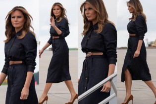 Melania Trump dokaz je da haljina od trapera može izgledati elegantno