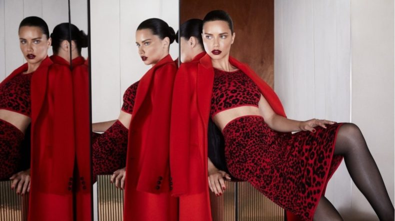 Adriana Lima pokazuje kako savršeno spojiti crveno i crno