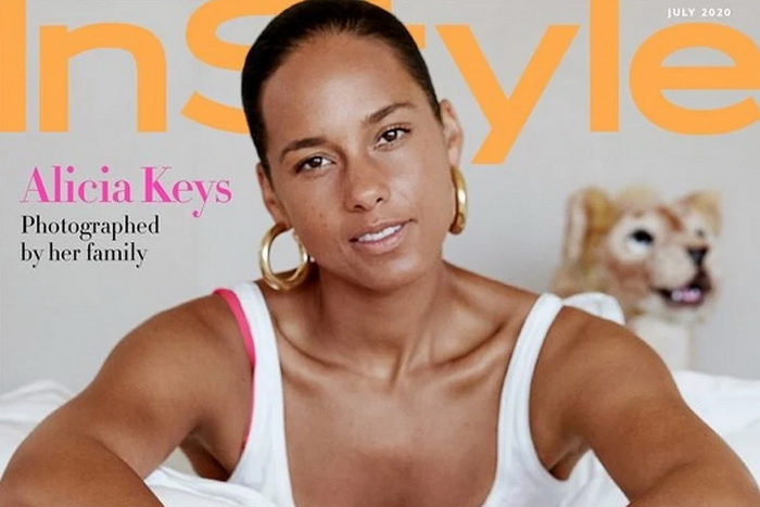 Alicia Keys na naslovnici magazina "InStyle": Slikao je njen petogodišnji sin