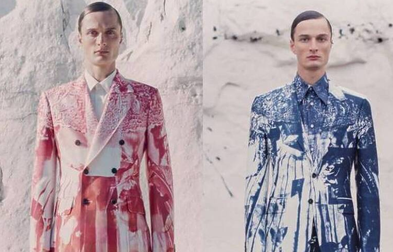 Modna kuća "Alexander McQueen" predstavila novu kolekciju, odijela inspirisana akvarelom