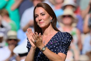 Catherine Middleton: Haljina s volanom i efektne štikle za finale Wimbledona