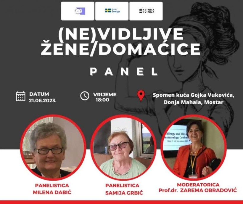 Panel diskusija '(Ne)vidljive žene/domaćice' u Mostaru