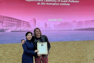 Berin Tuzlić počasni gostujući profesor Instituta za animaciju Jilin