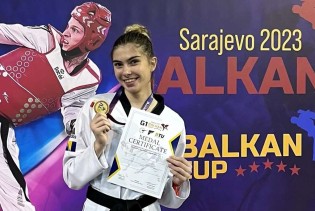 Ada Avdagić osvojila zlatnu medalju na taekwondo turniru 'G1 Balkan Cup 2023'