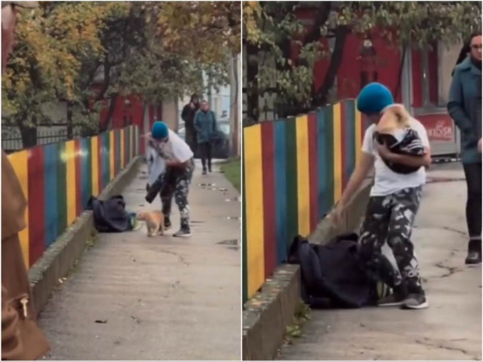 Video koji će vam popraviti dan: Dječak iz Srbije skinuo jaknu da ugrije psa