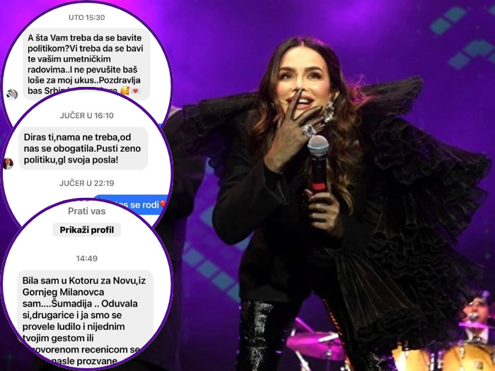 Severina objavila poruke od Srba nakon nastupa u Crnoj Gori: 'Ti si naša Seve Internacionale'