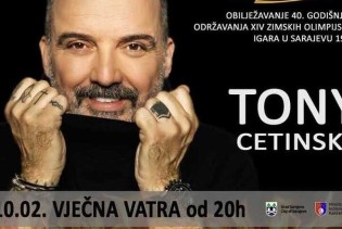Uskoro koncert Tonyja Cetinskog u Sarajevu