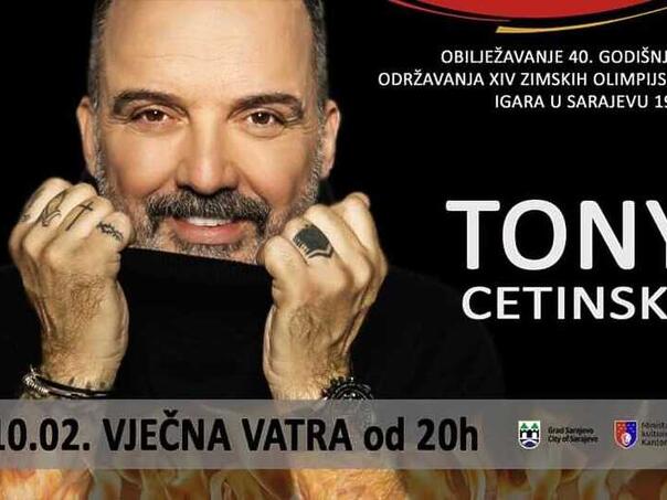 Uskoro koncert Tonyja Cetinskog u Sarajevu