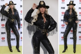 Beyonce dominirala u kaubojskom kožnom outfitu