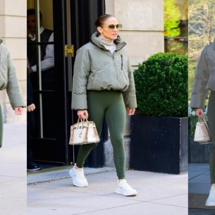 Luksuzna torbica uparena s trendy patikama- J.Lo osvaja modnu scenu