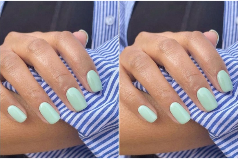 Tražite inspiraciju za sljedeću manikuru? Isprobajte Milky mint nails