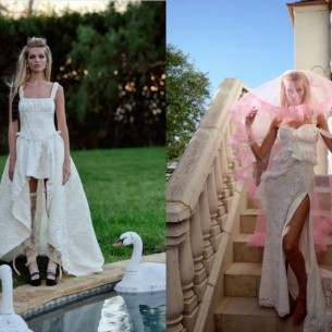 Daphne Groeneveld u novoj buntovnoj bridal kolekciji For Love & Lemons