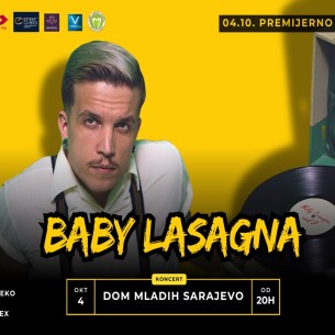 Baby Lasagna dolazi u Sarajevo!