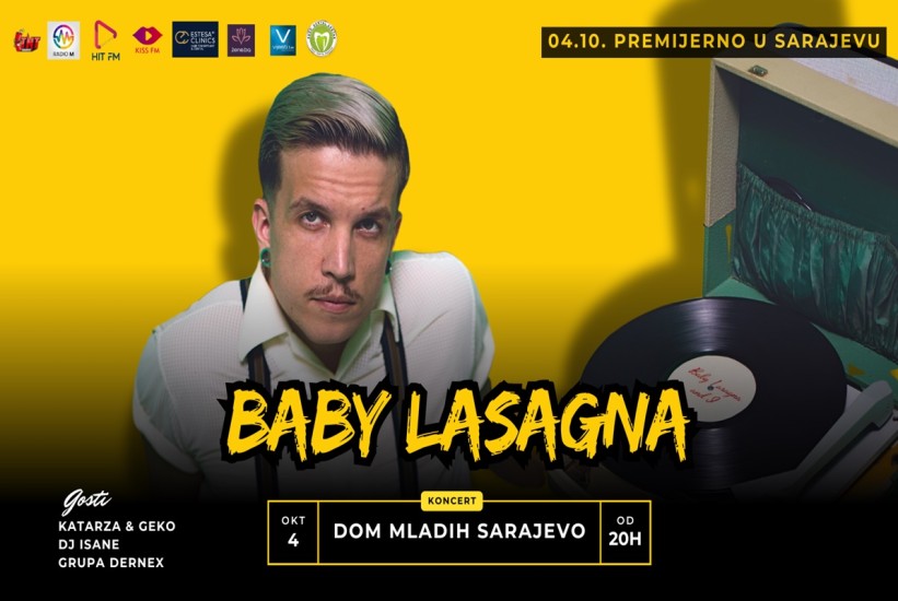 Baby Lasagna dolazi u Sarajevo!