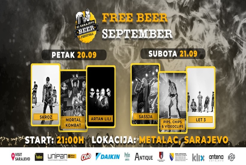 KUDA ZA VIKEND Večeras počinje 10. Sarajevo Beer Festival