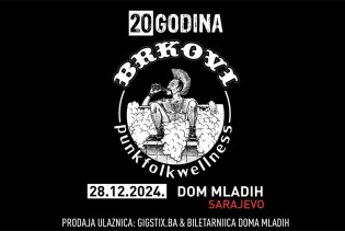 Koncert benda Brkovi u Sarajevu