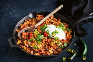 Chili con carne s bundevom