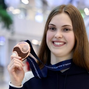 Medalja Lane Pudar sa SP-a na aukciji za poplavljena područja