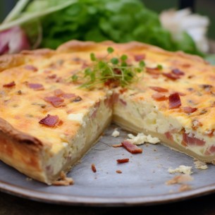 Quiche Lorraine - najbolja francuska pita sa slanininom i sirom