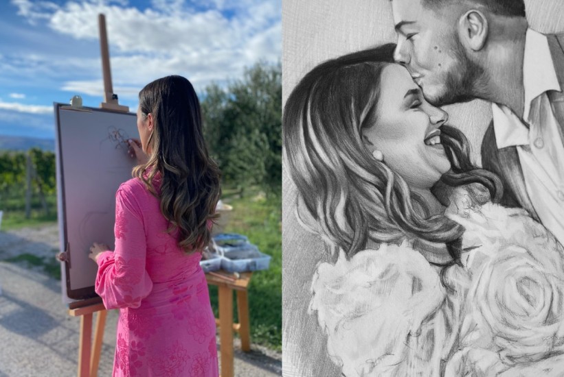 Umjetnost trenutka: Elma Jelovac pretvorila vjenčanja u žive galerije