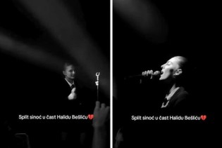 Split pjevao za Halida: Džejla Ramović dirnula sve izvedbom "Romanije"