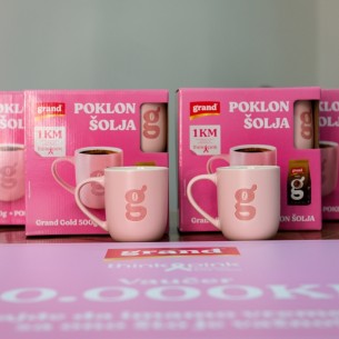 Grand kafa uručila donaciju u vrijednosti 20.000 KM udruženju Think Pink