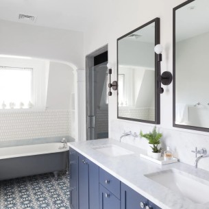 Od tapeta do fuga: Ideje za najljepše plave kupaonice