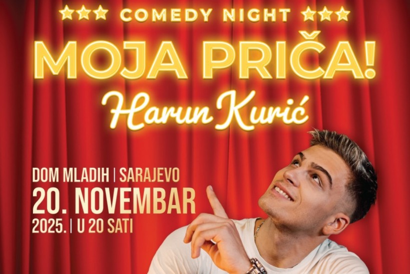 Harun Kurić osvaja i pozornicu: “Moja priča” premijerno u Domu mladih