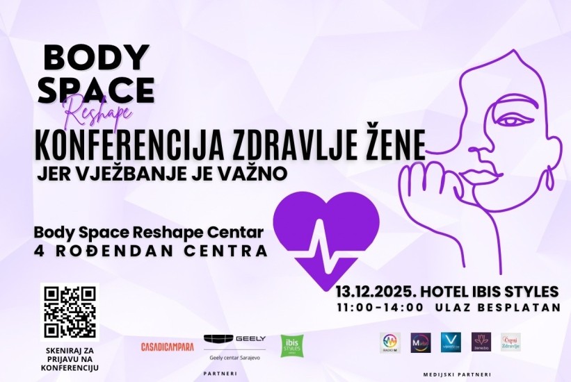 Body Space Reshape centar: Konferencija “Zdravlje žene”, jer vježbanje je važno