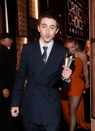 Critics Choice Awards 2026: Timothée Chalamet slavio uz podršku Kylie Jenner