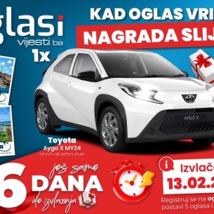 Posljednja prilika: Osvojite automobil i putovanje - sve što treba je 5 oglasa!