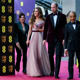 Kraljevski glamur na BAFTA nagradama: William i Kate ponovo zajedno na crvenom tepihu