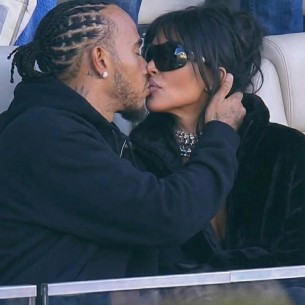 Kim Kardashian i Lewis Hamilton na Super Bowlu kao par