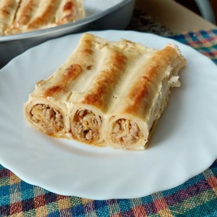 Zapečene palačinke punjene mesom: Idealan porodični obrok bez puno muke