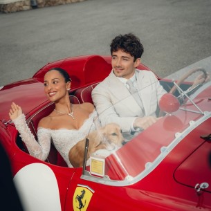 Ljubav u garaži Ferrarija: Charles Leclerc se oženio u Monaku