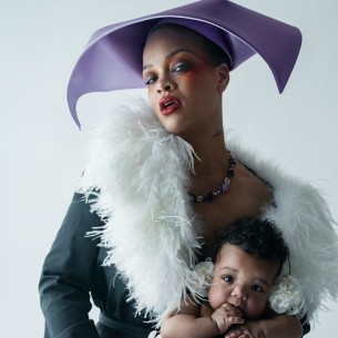 Rocki već na naslovnici: Rihanna s kćerkom zablistala u Dioru