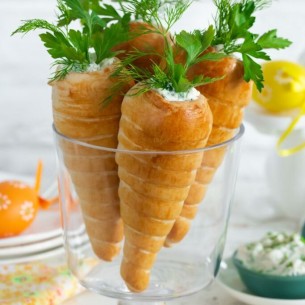 Kroasani u obliku mrkve: Uskrsno predjelo koje oduševljava