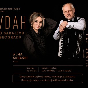 Večer sevdaha, radijskog naslijeđa i bezvremenskih pjesama uz Almu Subašić i Vladu Panovića