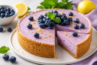 Ova borovnica torta pravi se bez rerne i mnogi je vole
