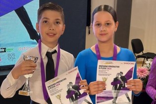 Uma Šehović i Ismar Geljo osvojili drugo mjesto na Državnom prvenstvu u plesu