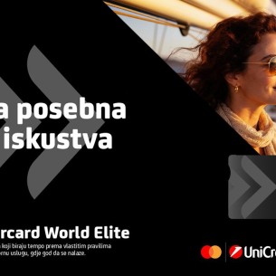 UniCredit u BiH predstavlja Mastercard World Elite karticu – karticu za posebna iskustva