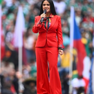 Salma Hayek bila je među najzapaženijim zvijezdama večeri na otvaranju Mundijala
