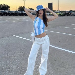 Camila Morrone prvi put na Mundijalu: Zbog Messija je doživjela trenutak koji nikada neće zaboraviti