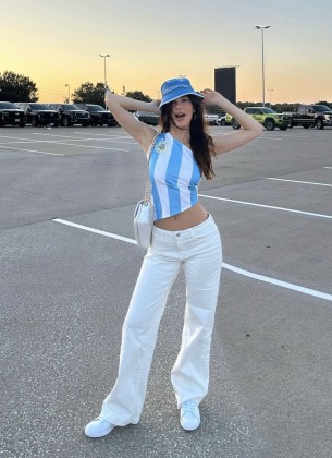 Camila Morrone prvi put na Mundijalu: Zbog Messija je doživjela trenutak koji nikada neće zaboraviti