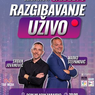 Premijerno u BiH: "Mentalno razgibavanje – UŽIVO" stiže u Zenicu, Sarajevo, Banju Luku i Tuzlu